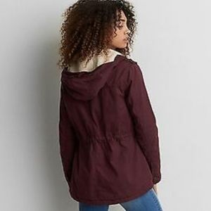 AE Outfitters Burgundy Winter Coat